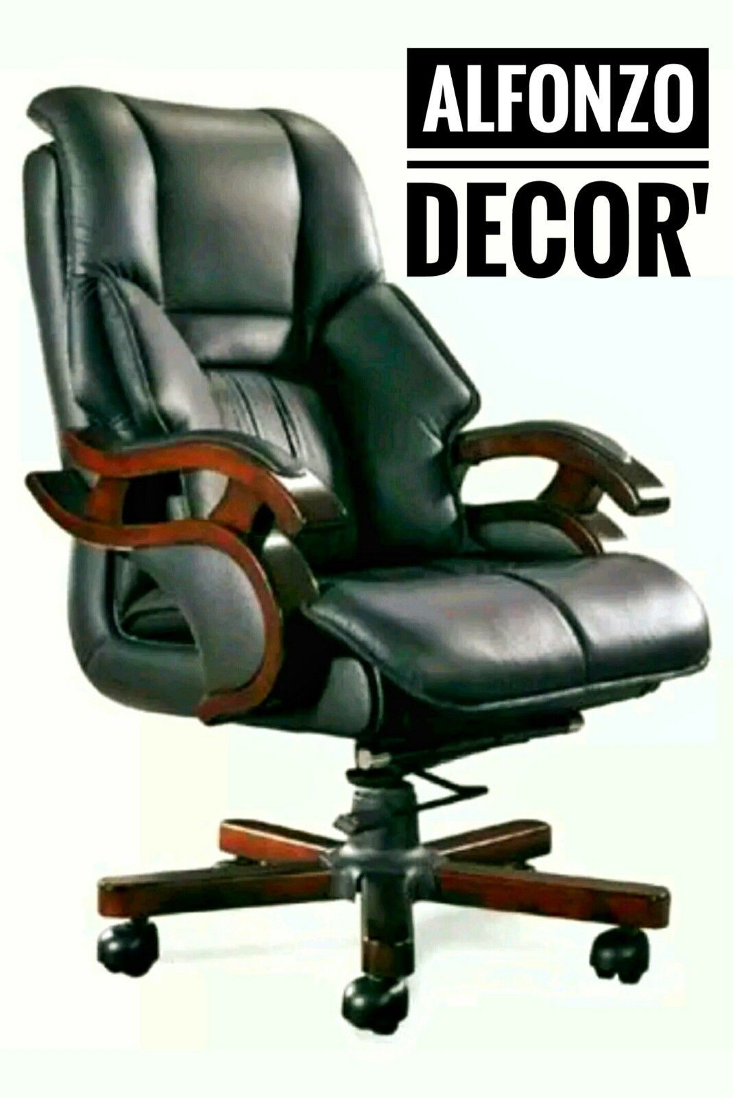 Coach leather 2025 chair