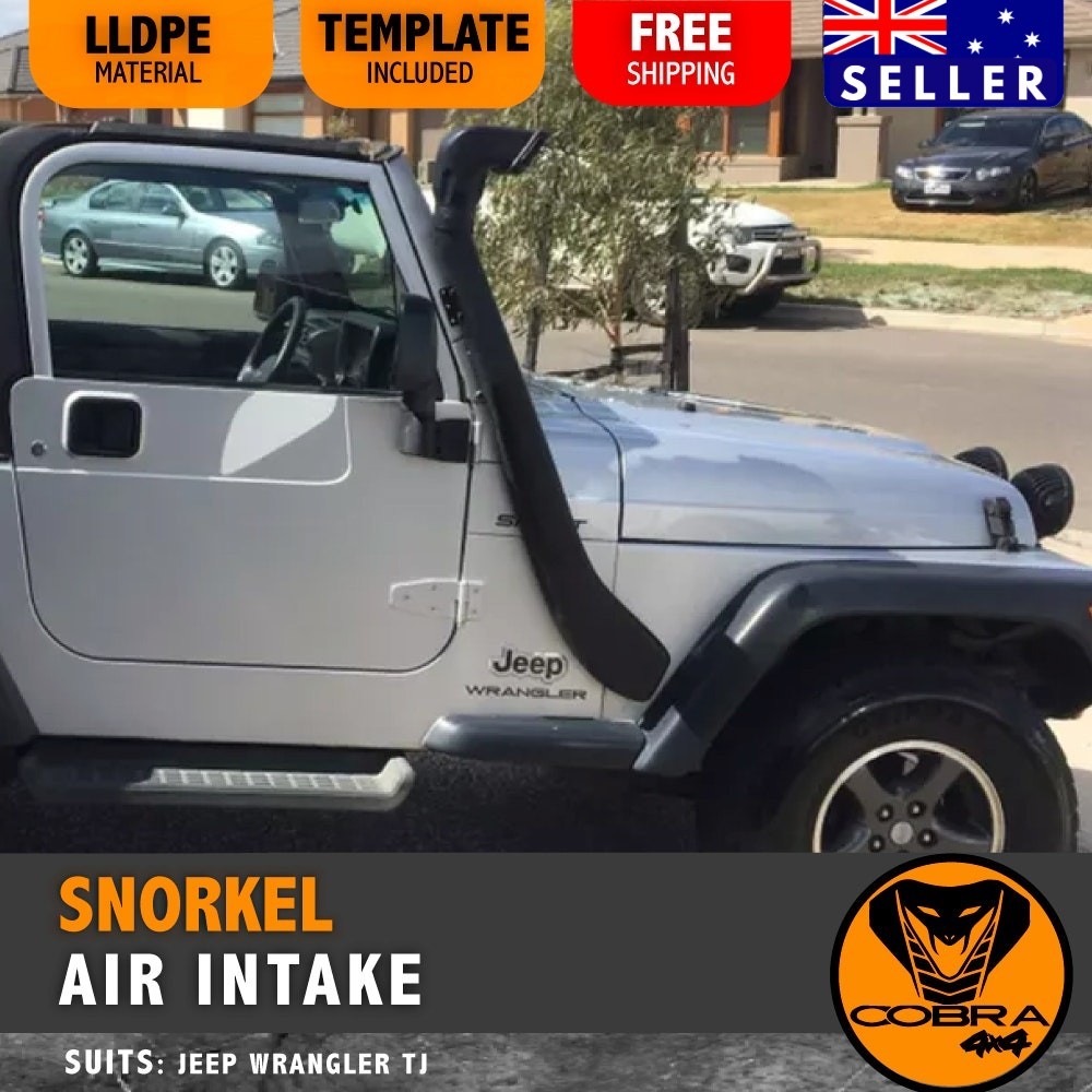 Snorkel Kit Fits JEEP WRANGLER TJ 1999 2000 2001 2002 2003 2004 2006 AIR  INTAKE Template Included