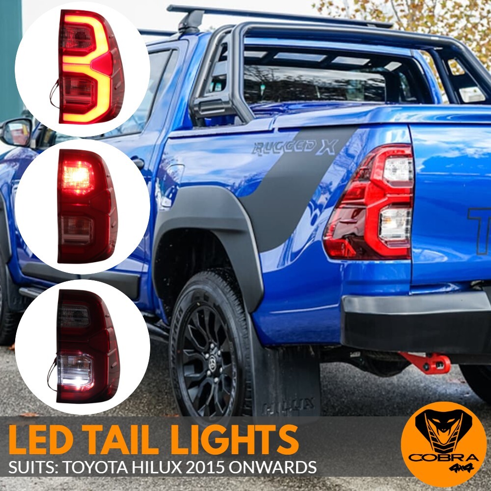 Toyota hilux tray back led tail lights deals