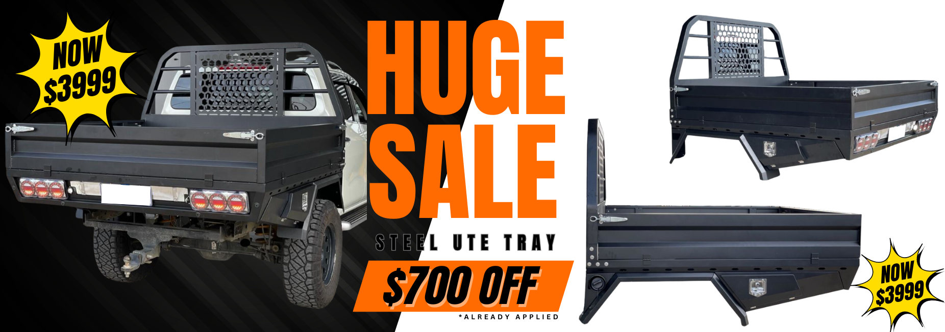 $700 OFF ON UTE TRAY