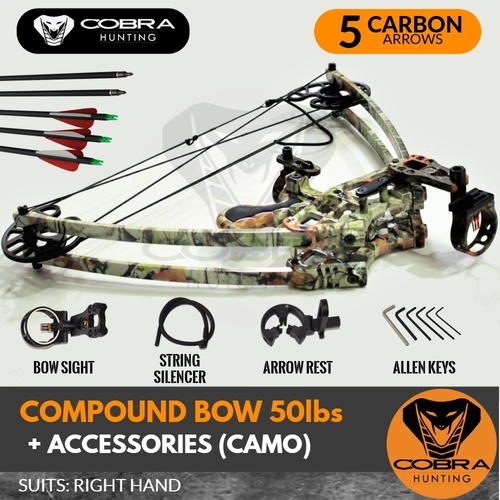 50lbs Hunting Triangle Camo Compound Bow
