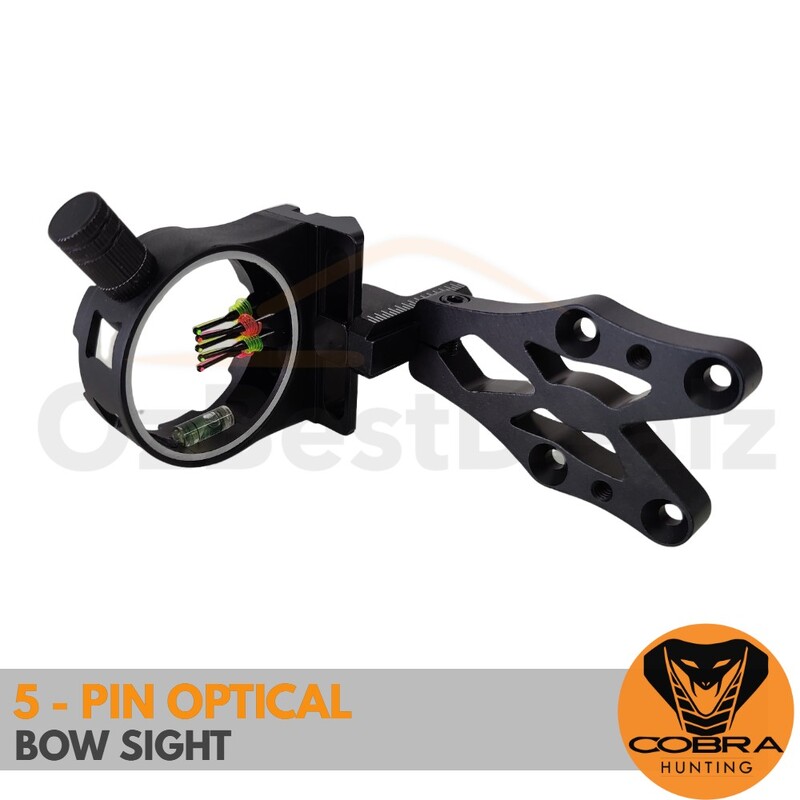 5 Pin Optical Bow Archery Sight