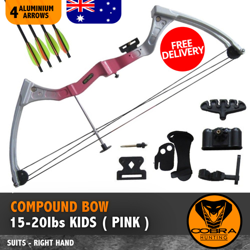 15-20lbs KIDS PINK BOW RIGHT HAND