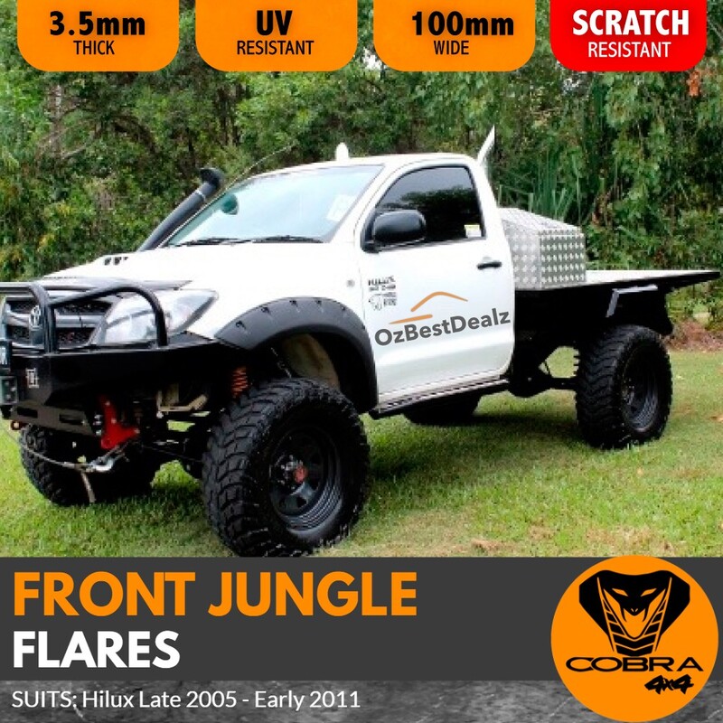 Jungle Flare Kit Suitable for Toyota Hilux 2005-2011 (FRONT ONLY) 