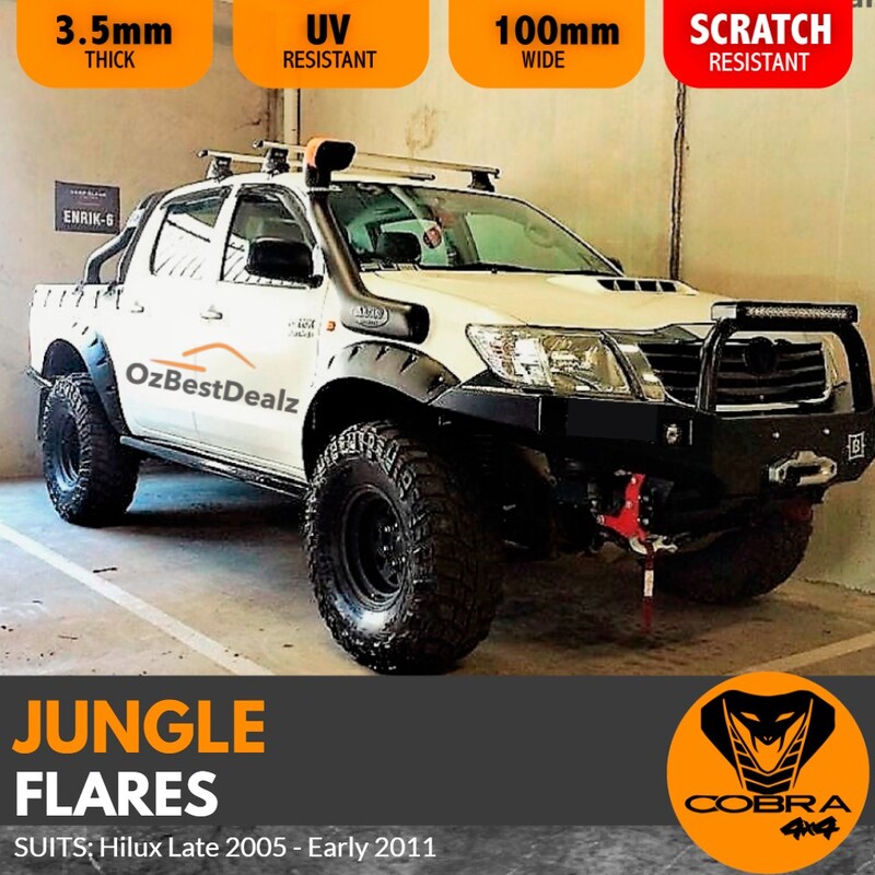 COBRA 4X4 Jungle Flare Kit suitable for Toyota Hilux 2005 - 2011