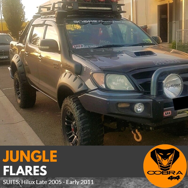 Jungle Flares Kit suitable for Toyota Hilux 2005-2011