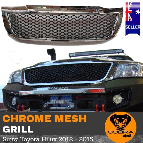  Chrome Grill suitable for Toyota Hilux 2012-2015