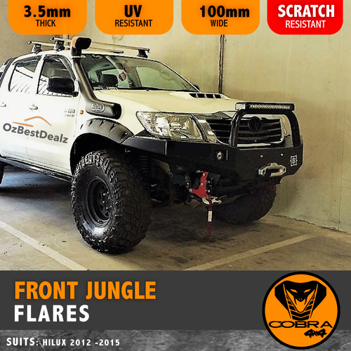 Front Jungle Flares Kit suitable for Toyota Hilux 2012 - 2015 