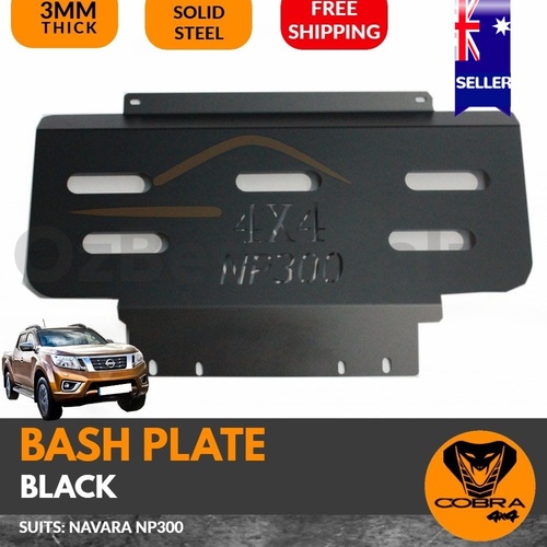Navara Np300 Black Bash Plate