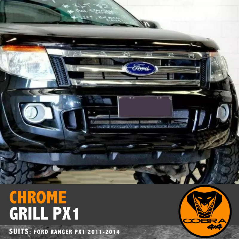 FORD RANGER CHROME FRONT GRILL PX1 2011-14  PX1