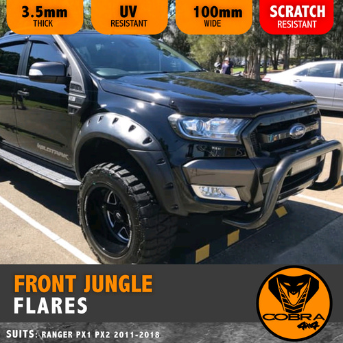 Jungle Flares for Ford Ranger 2011-2020 PX1 PX2 (Front Set)