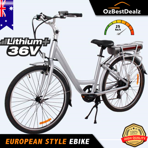 European Style E-Bike 7 speed 36V 250W Motor Electric bike RED
