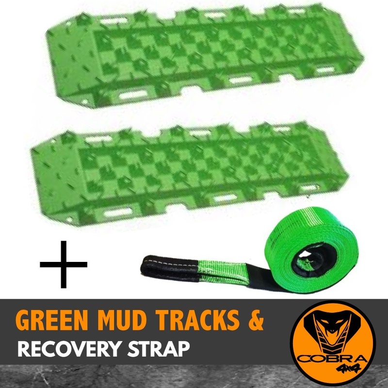 TRACTION TRACKS & RECOVERY KIT GREEN