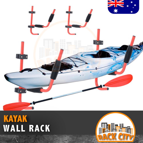  Kayak Rack Canoe Carrier Wall Bracket Paddle Holder Garage Surfboard Storage