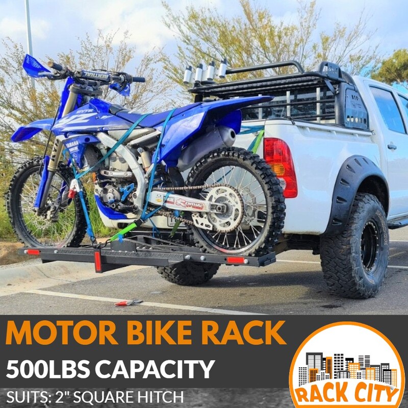 Motorbike Dirtbike Rack Tow Bar Weight Capacity 500lbs Dirt Bike Carrier