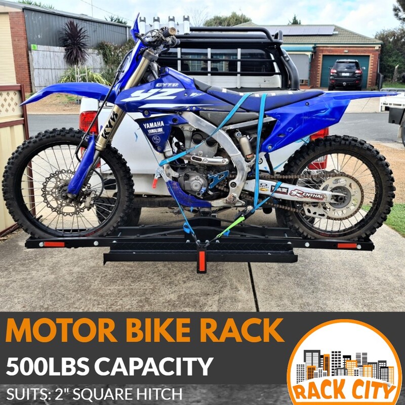 Motorbike Rack Tow Bar 500lbs Capacity Dirt Bike