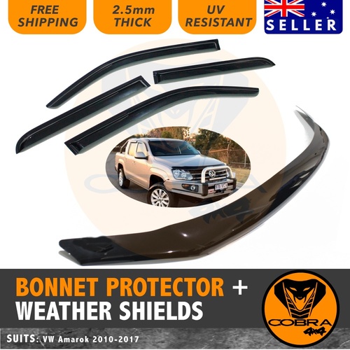 Bonnet Protector & Weather Shield VW Amarok 2009 - 2022