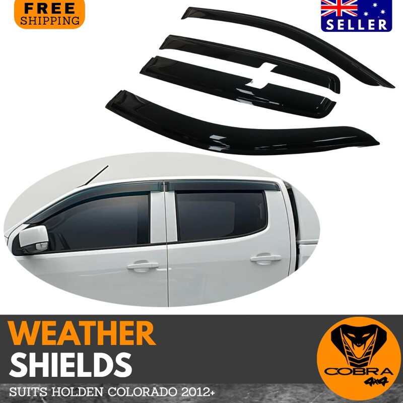 Holden Colorado Weather Shields (Injection Moulded) 2012 -2020