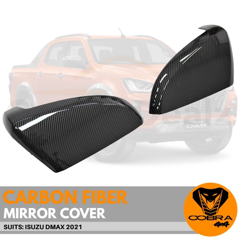 Carbon Fiber Mirror Covers Suitable For Isuzu D-MAX Late 2020+ Onwards DMAX
