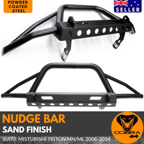 Nudge Bar Front Bull Powder coated steel suits Triton MN ML 2006 -2014
