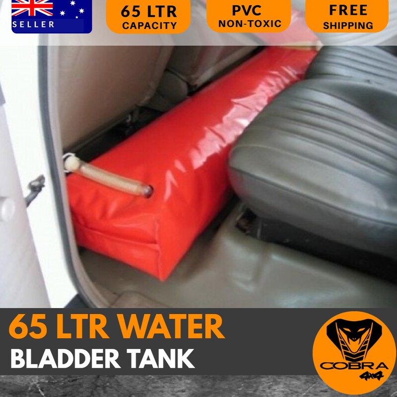 Water Bladder Tank 65 LTR 4x4 4wd boat double layered PVC Large Camping Red