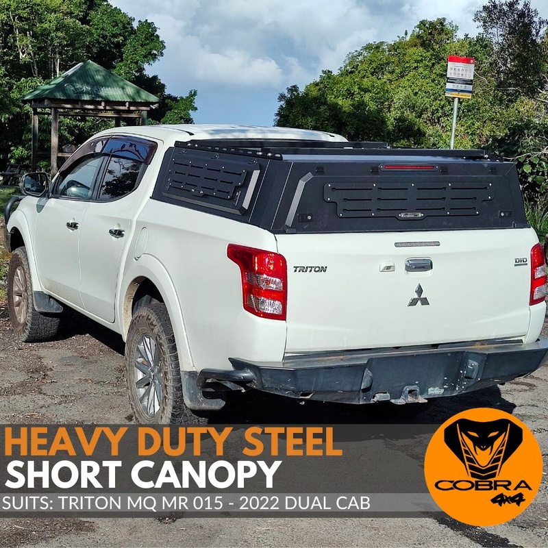 Short Heavy Duty Galvanised Steel Canopy fits Triton MQ MR 2015